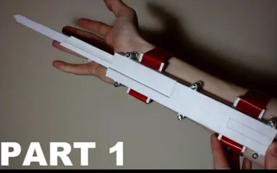 油管搬运如何用试卷制作一把三段式袖剑