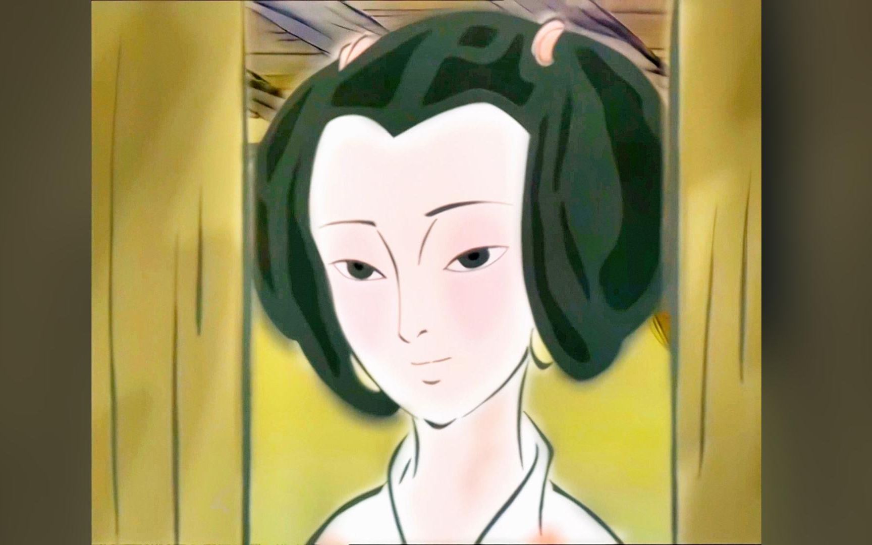 安利一部20年前中国传统画风的唐诗系列动画"唐诗故事",每一帧水墨