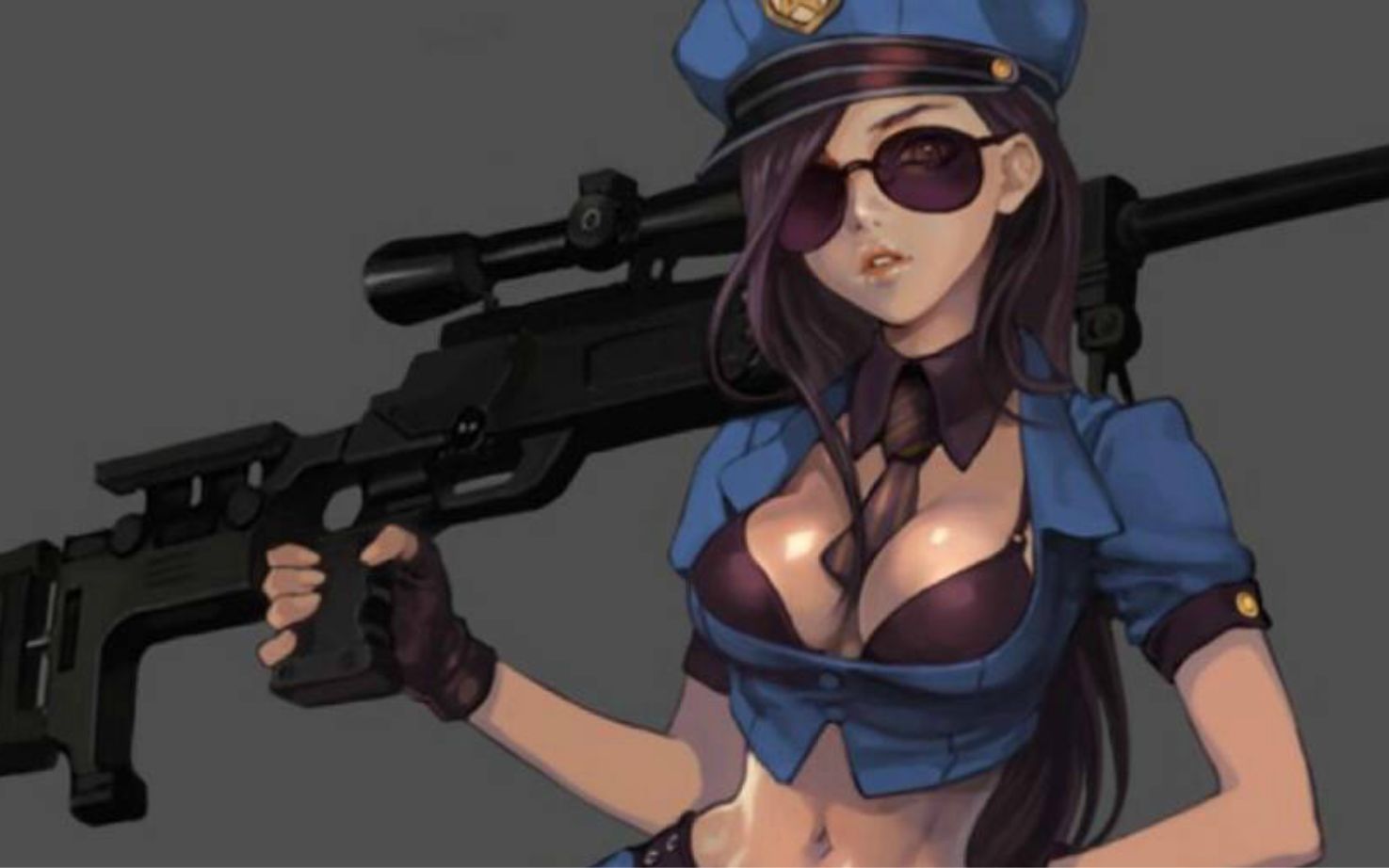 无限火力98k女警 真就一枪一个呗