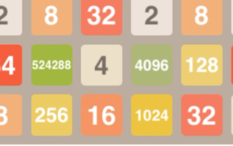 [图]合成2048噩梦版，2的18次方！！！