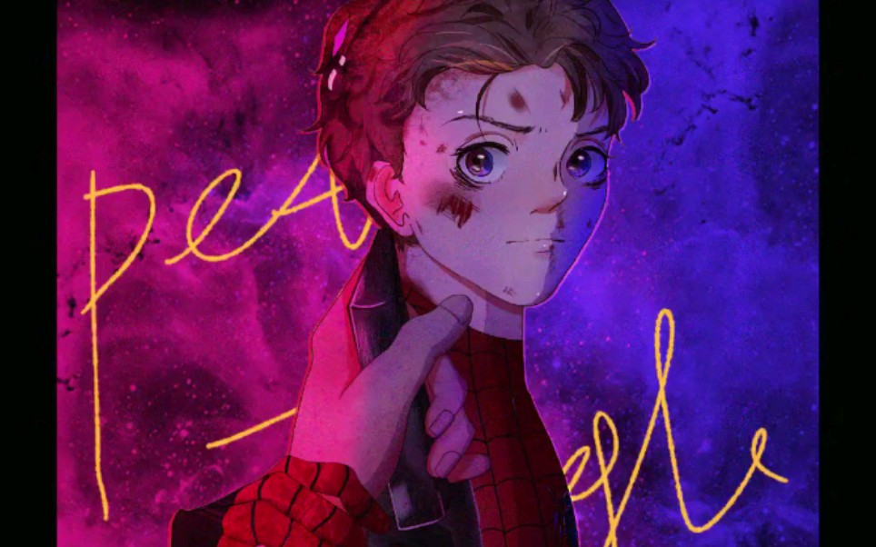 【procreate】蜘蛛侠—peter-tingle_哔哩哔哩 (゜-゜)つロ 干杯