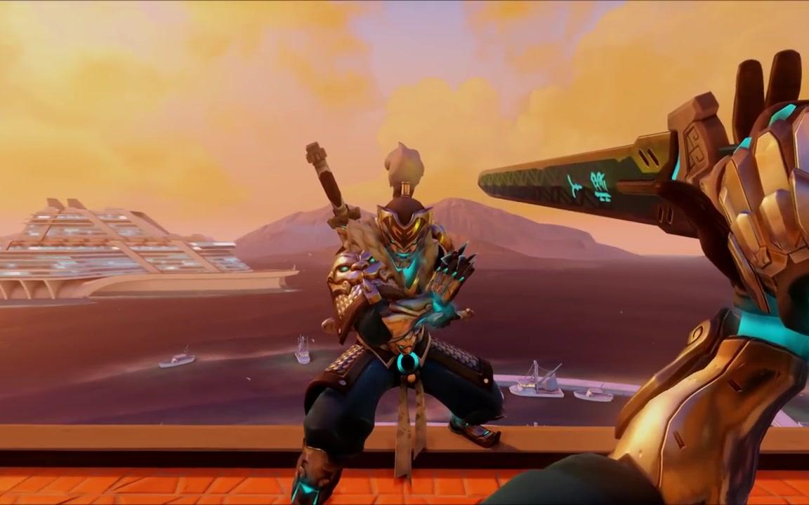 守望先锋狗年皮肤 白虎源氏大招不同语音版本