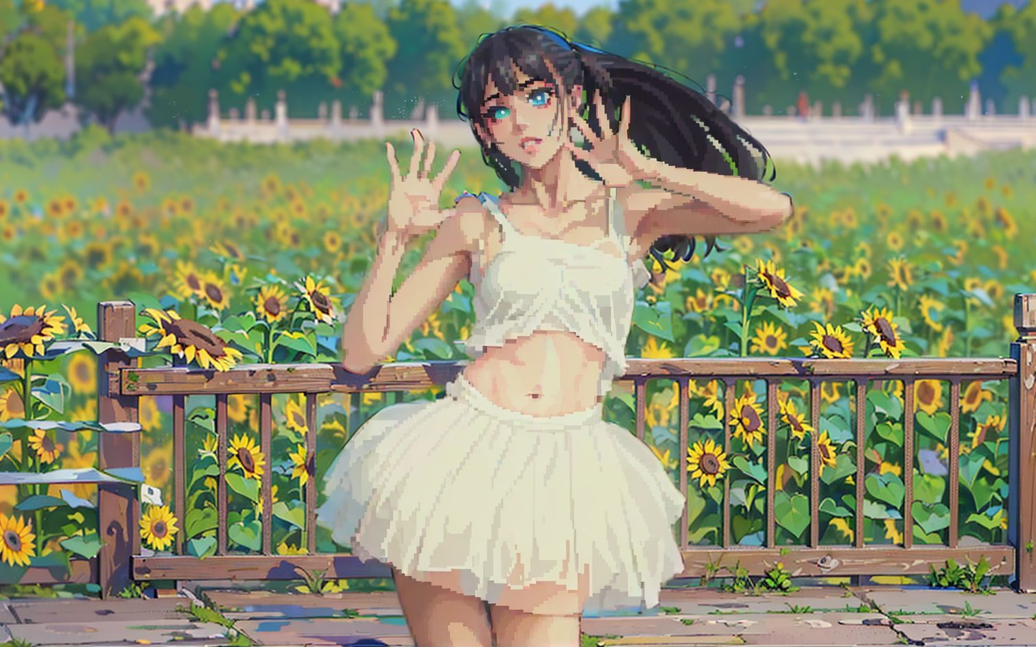 【ai动画】兔总裁s 像素风格动画