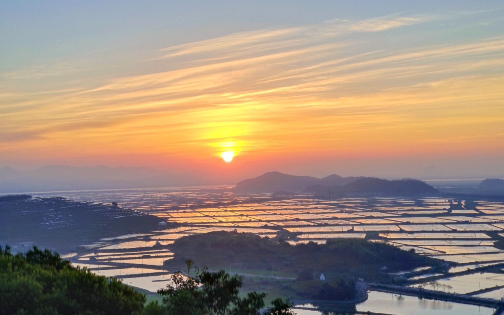 宁海王干山日出图片