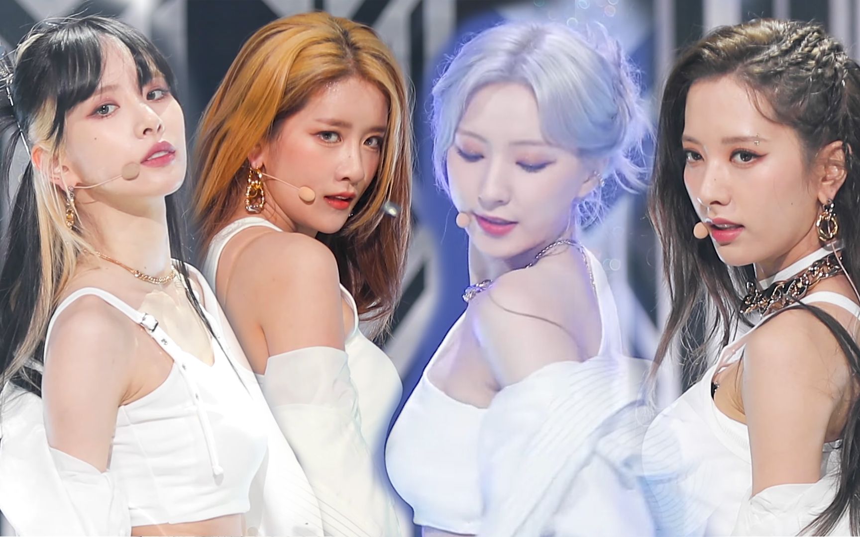 宇宙少女小分队the black纯白痞帅舞台《easy》4k怼脸直拍