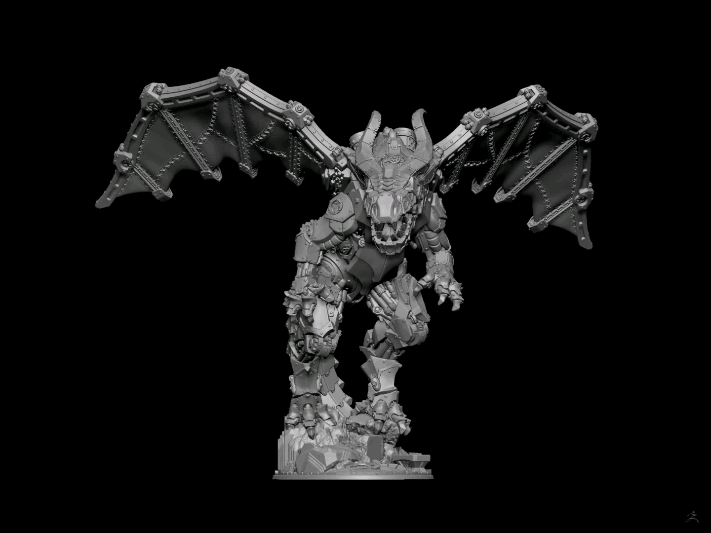 朋克风机械飞龙