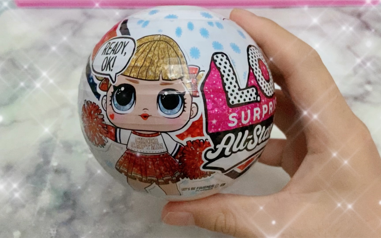 拆lolsurprise惊喜娃娃全明星啦啦队红球稀有