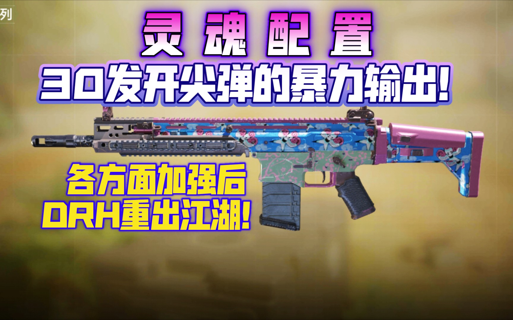 《使命召唤手游》drh配置分享