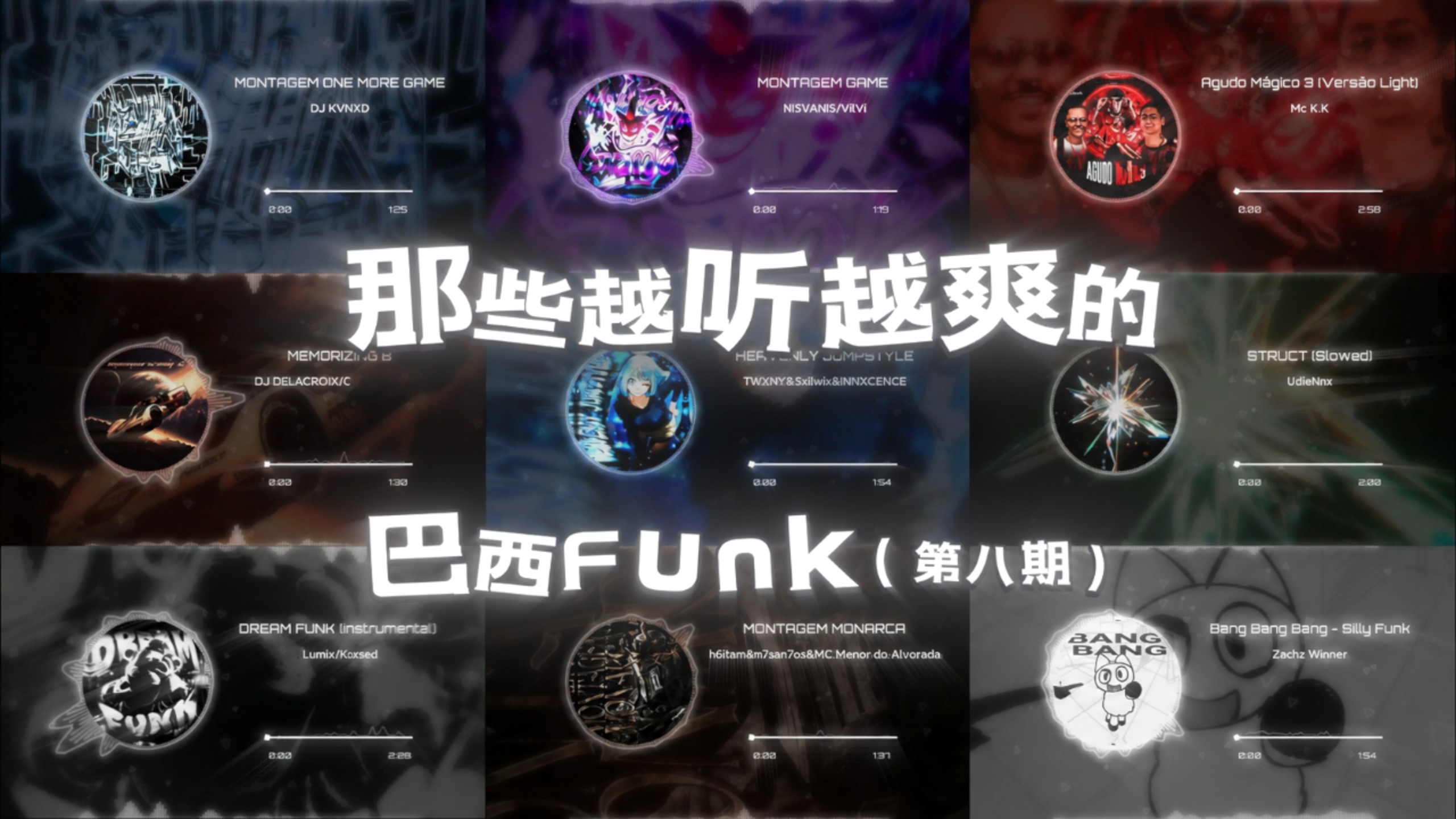 ⚡️越听越爽的几首巴西Funk【第8期】⚡️[4K]