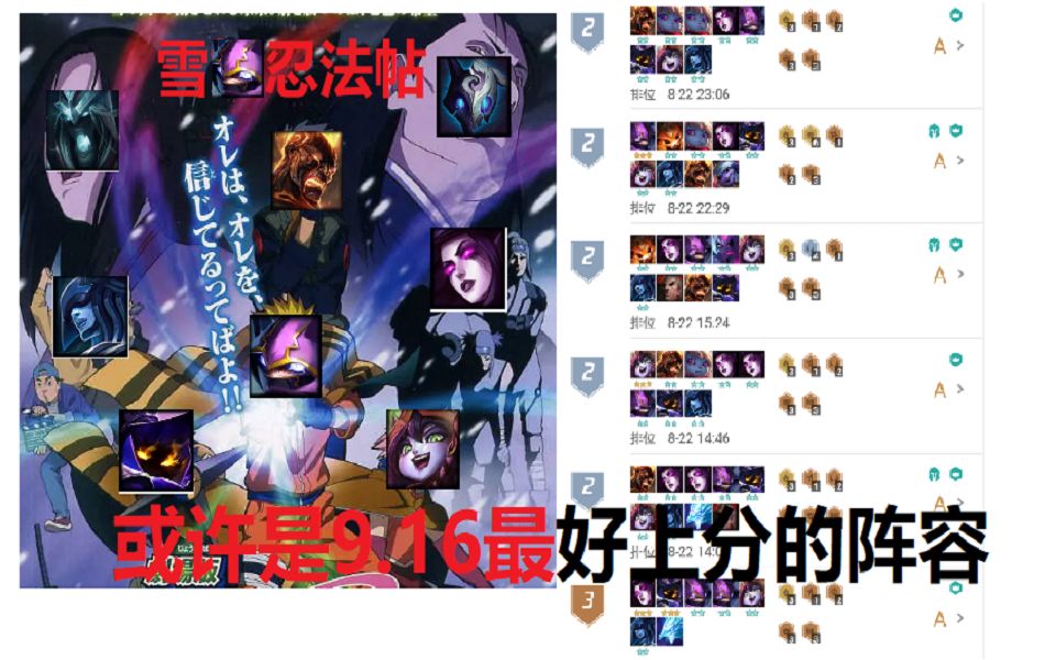 [图]【雪姬忍法帖】9.16云顶混分神兽，单卡羁绊装备3重加强！