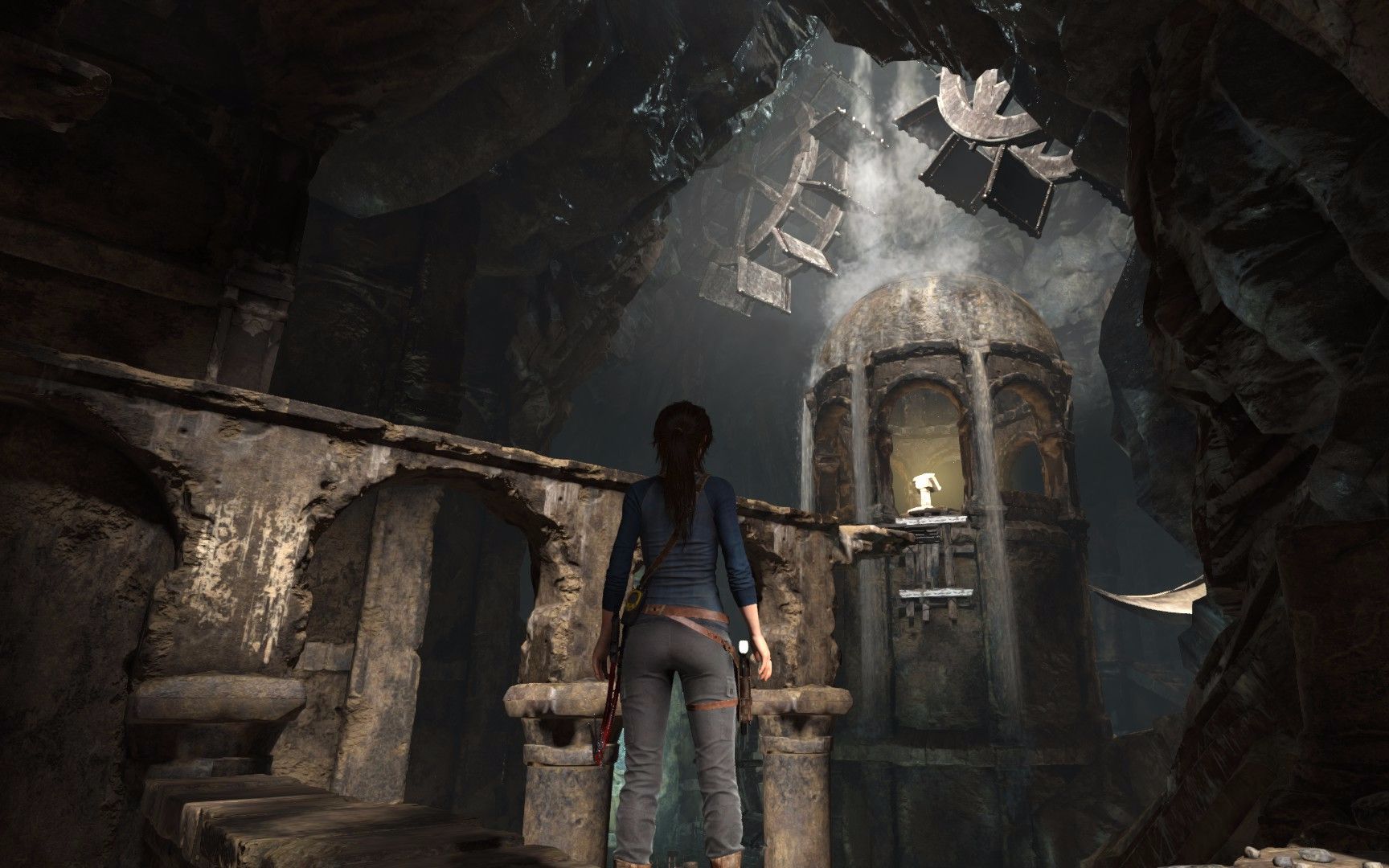 【西萌】古墓丽影崛起-4(破坏通讯-探索蓄水池)_哔哩哔哩_bilibili