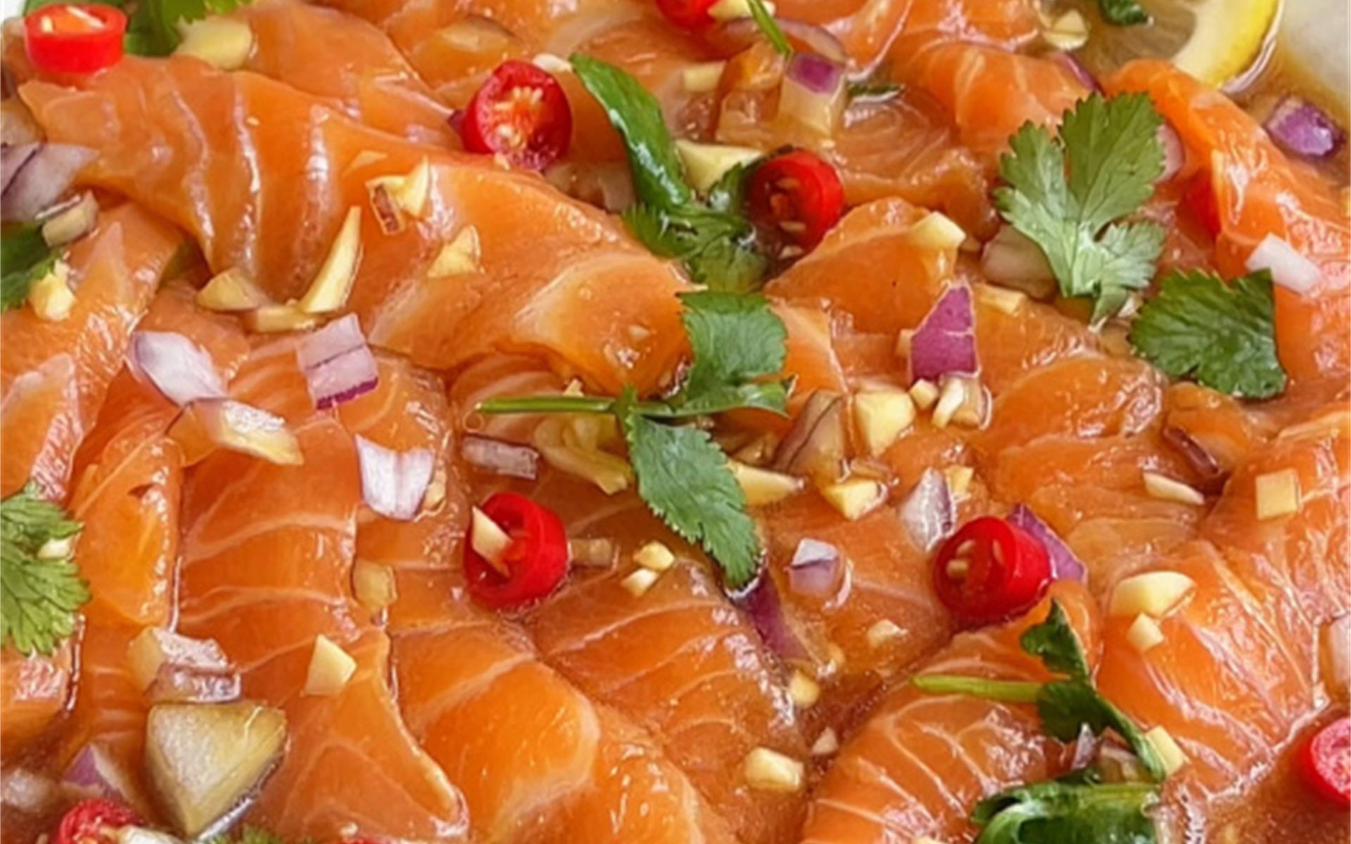 97凉拌三文鱼|这个做法太好吃了7515快手简单