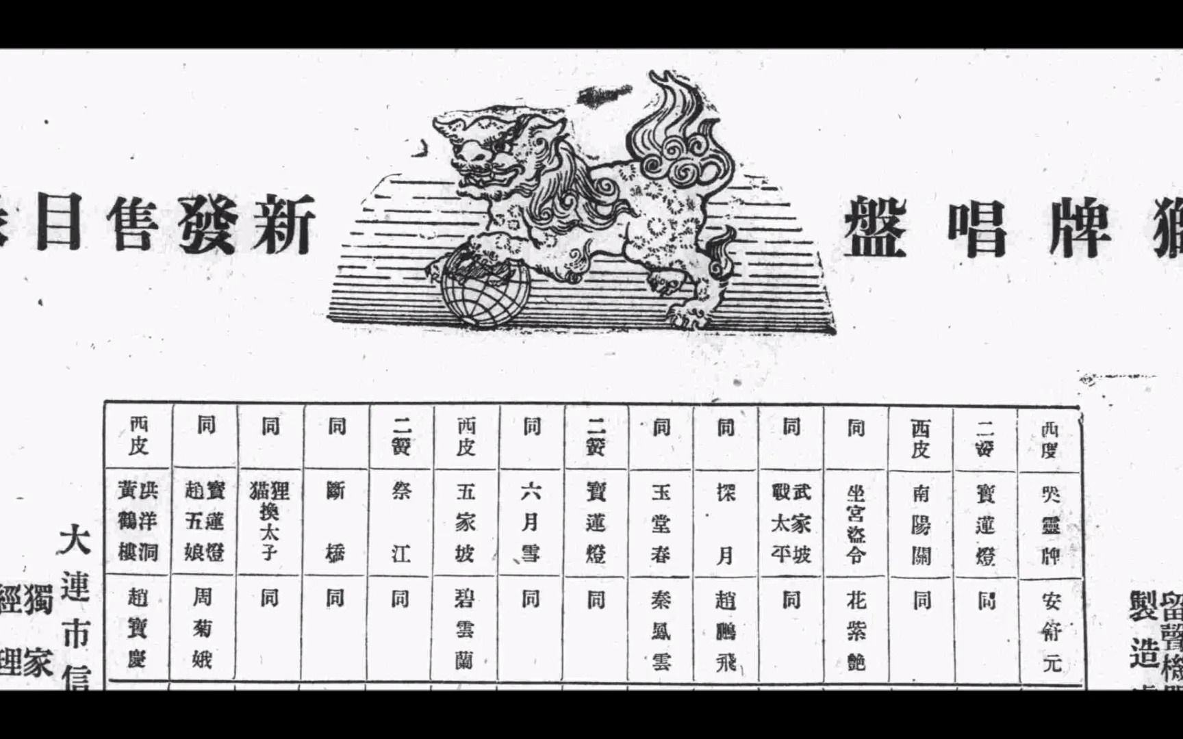 周啸天【1927年录音 福泰唱片】南天门哔哩哔哩bilibili