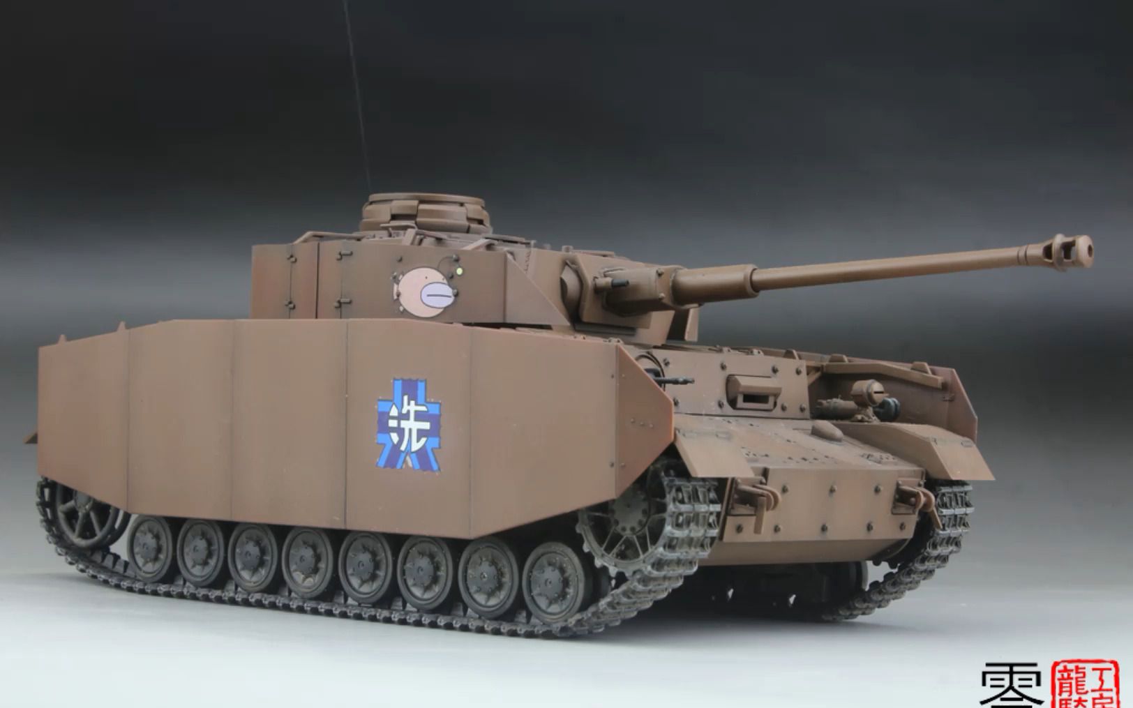 坦克模型:1/35少女与战车iv号h型鮟鱇鱼坦克(田宫套件)_哔哩哔哩_bili