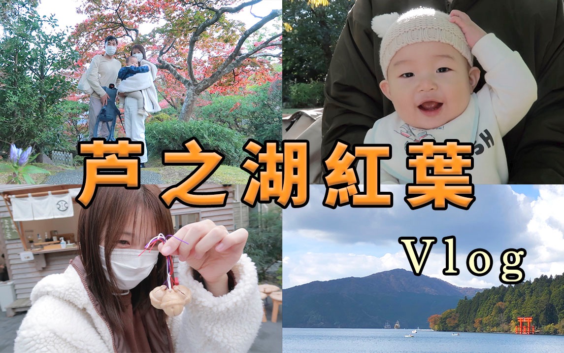 日本箱根Vlog下篇芦之湖红叶|秋天的红叶真的太美啦!哔哩哔哩bilibili