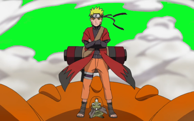 (火影绿幕)仙人鸣人率蛤蟆大军霸气登场