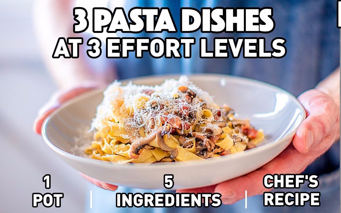 3个意面食谱^快手菜---西餐厨师终极版 sortedfood 3 pasta dishes
