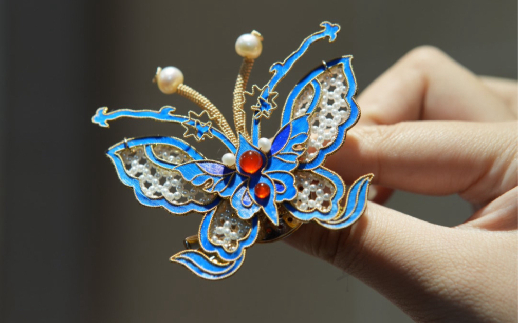 仿点翠蝴蝶|不得不说复刻真的挺费力