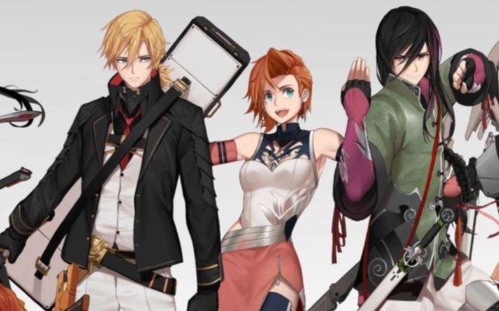 【rwby:戮獸之蝕 聯合作戰 第五期 人物:ruby & jaune & nora & ren】