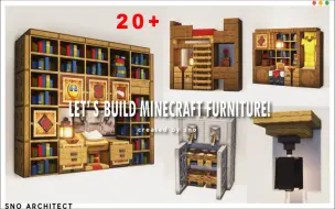 Download Video: 【Minecraft建筑教程】时尚装修建筑创意20选