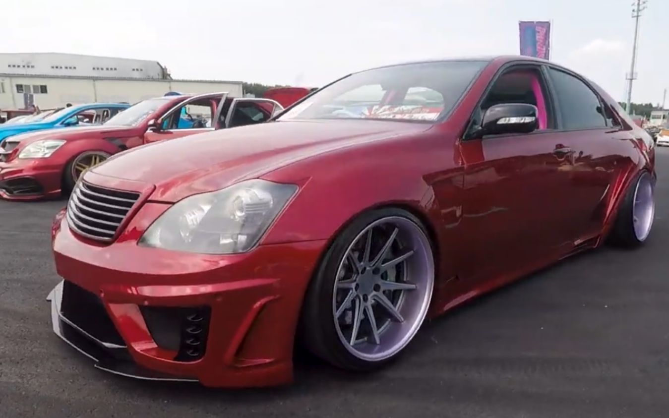 jdm日本vip风格改装车toyotacrown丰田皇冠集锦