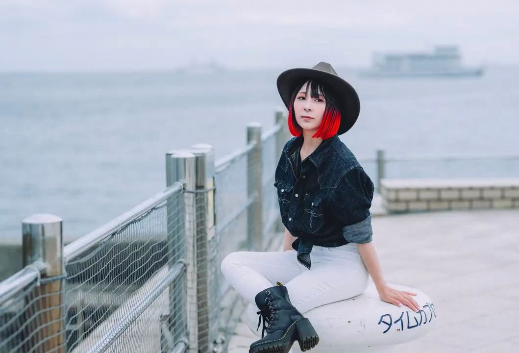 【摄影构图参考】模特街拍人像拍摄花絮 神户港