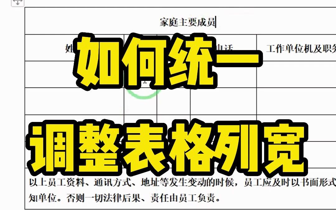 别再逐个调整列宽了,学会用Ctrl键统一来调整列宽,真的太香了哔哩哔哩bilibili