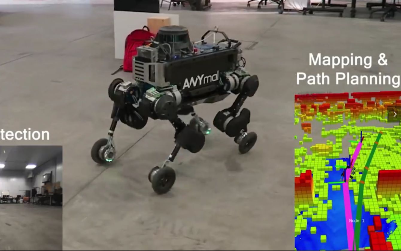 轮腿式机器人的混合运动