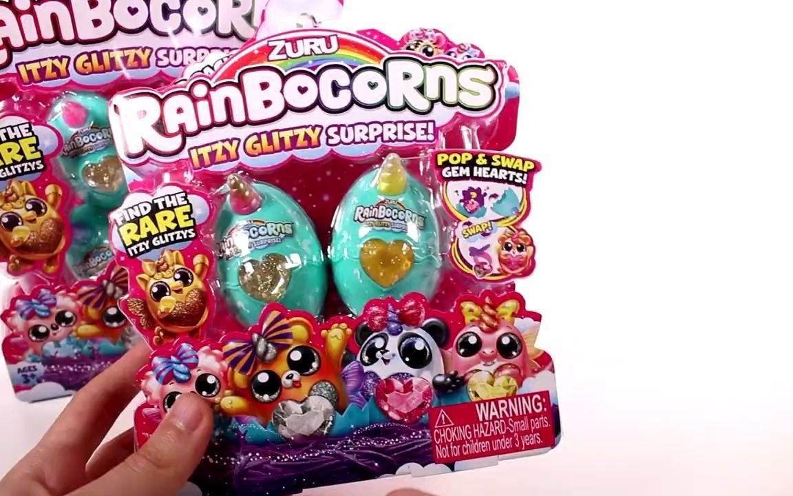 【转载】新款惊喜彩虹独角兽盲蛋开箱 zuru rainbocorns itzy glitzy