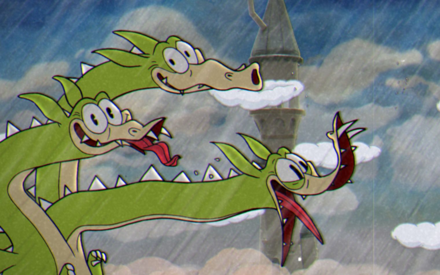 cuphead《茶杯头》无伤专家s-恐怖火龙