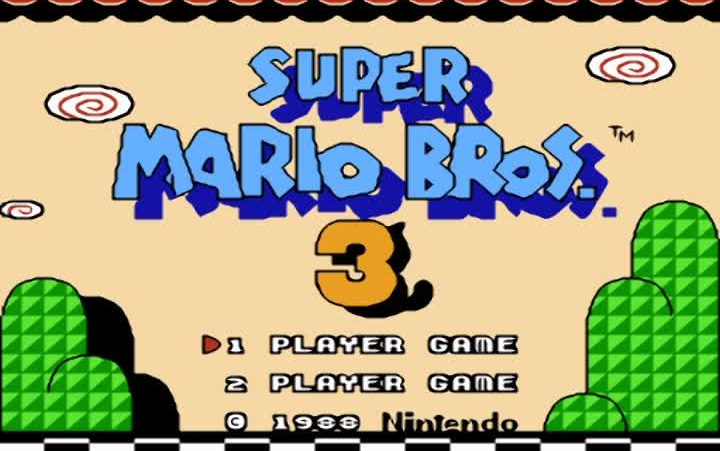 [图]FC-BGM-Super Mario Bros. 3（超级玛丽3代）-NTSC(1988 Nintendo)