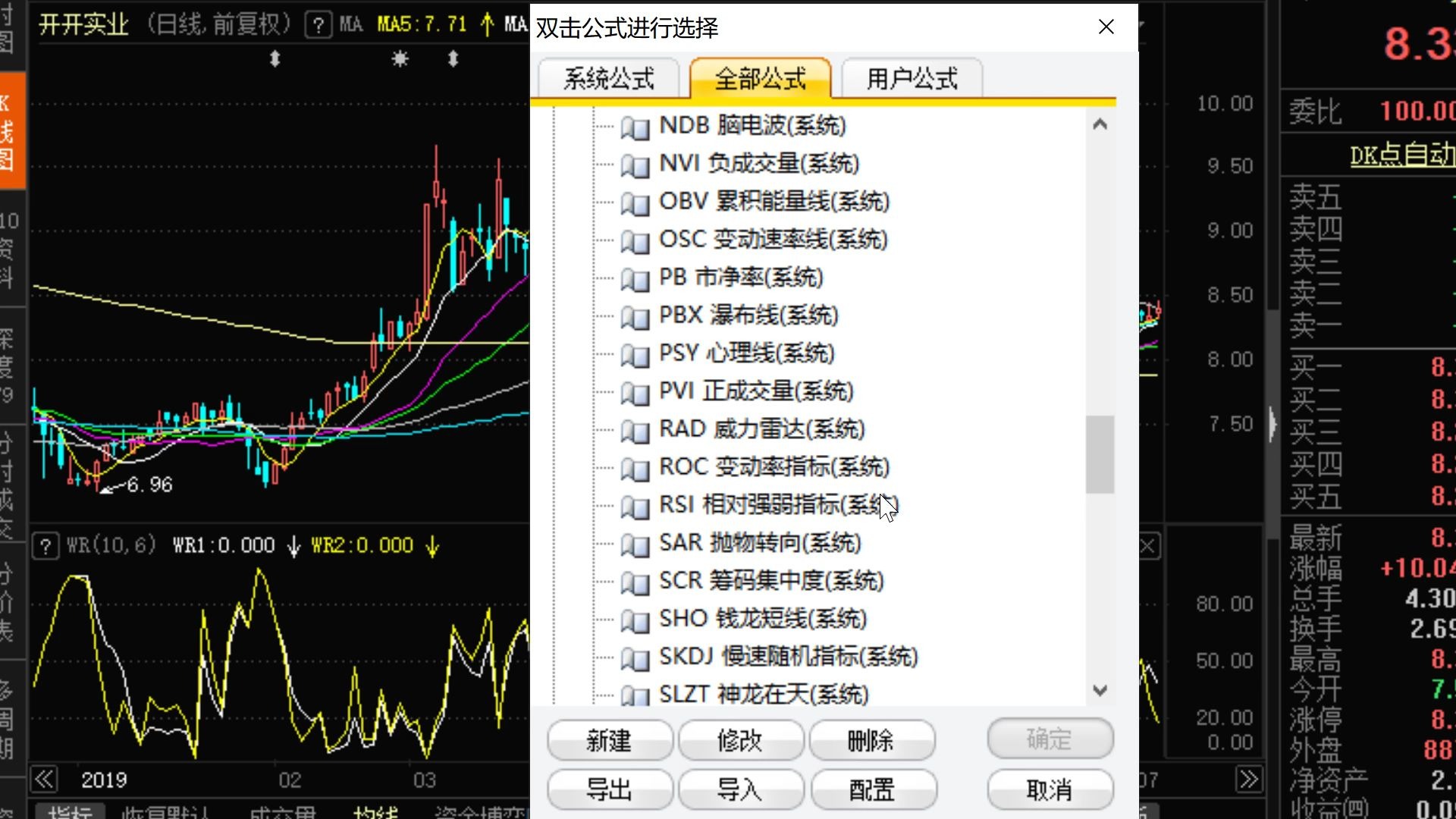 【狙击主力东方财富软件】自带趋势类指标解读,MACD (平滑异同平均线),CHO (济坚指数),DMA (平均差),DMI (趋向指标),DMIQL (趋向...