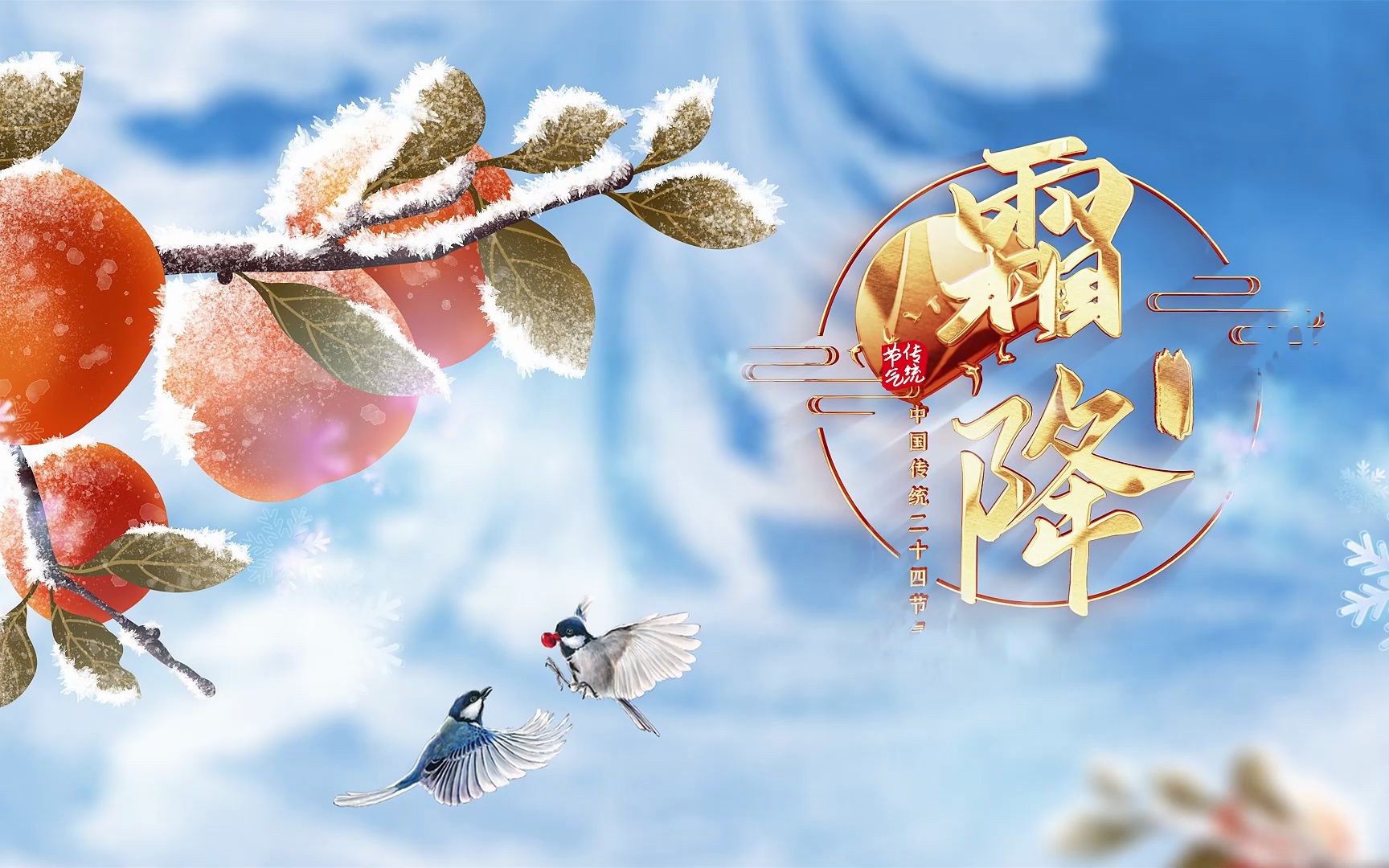 今日霜降丨寒霜初降 愿你心暖!