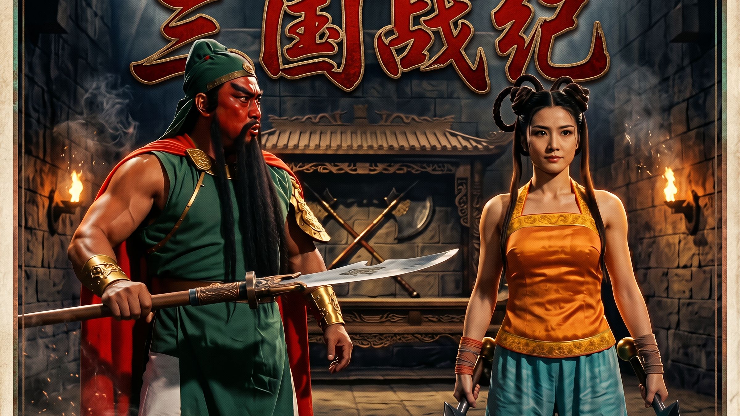 AI复刻邵氏风格《三国战纪》-大意失荆州-【B站AI大赛-三国主题赛】