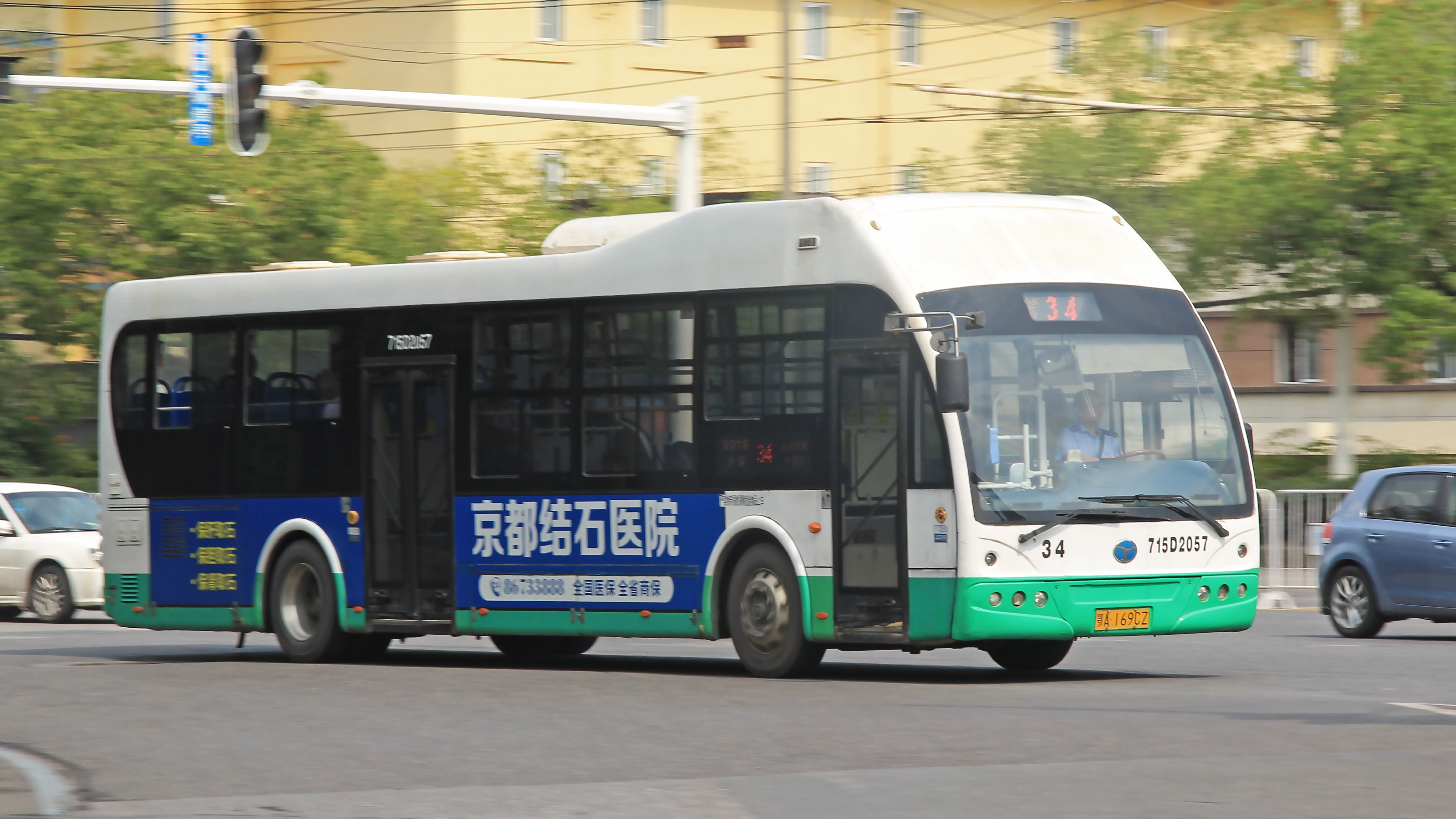 武汉公交34路扬子江大怪wg6129bevhy1