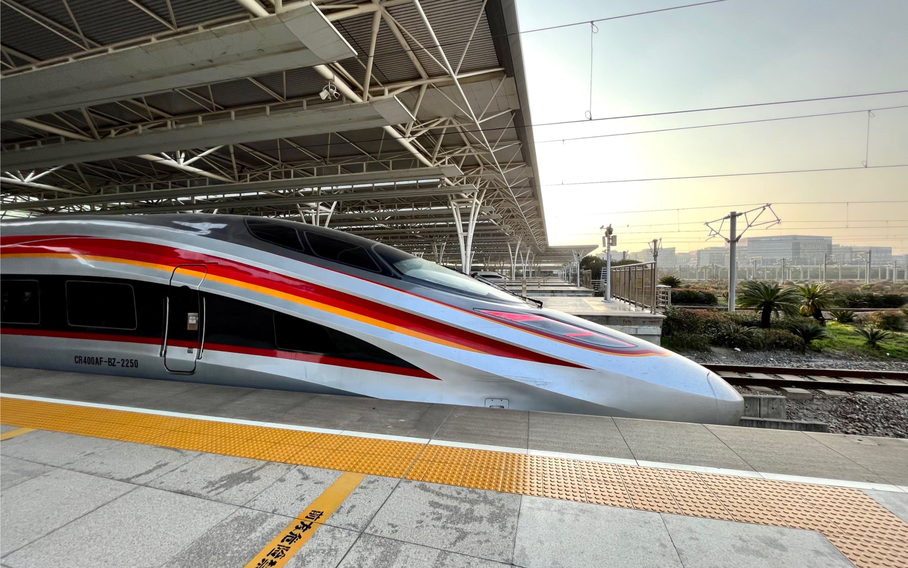 [中国铁路/vlog]京沪高铁线内cr400af-bz长编组复兴号智能动车组初