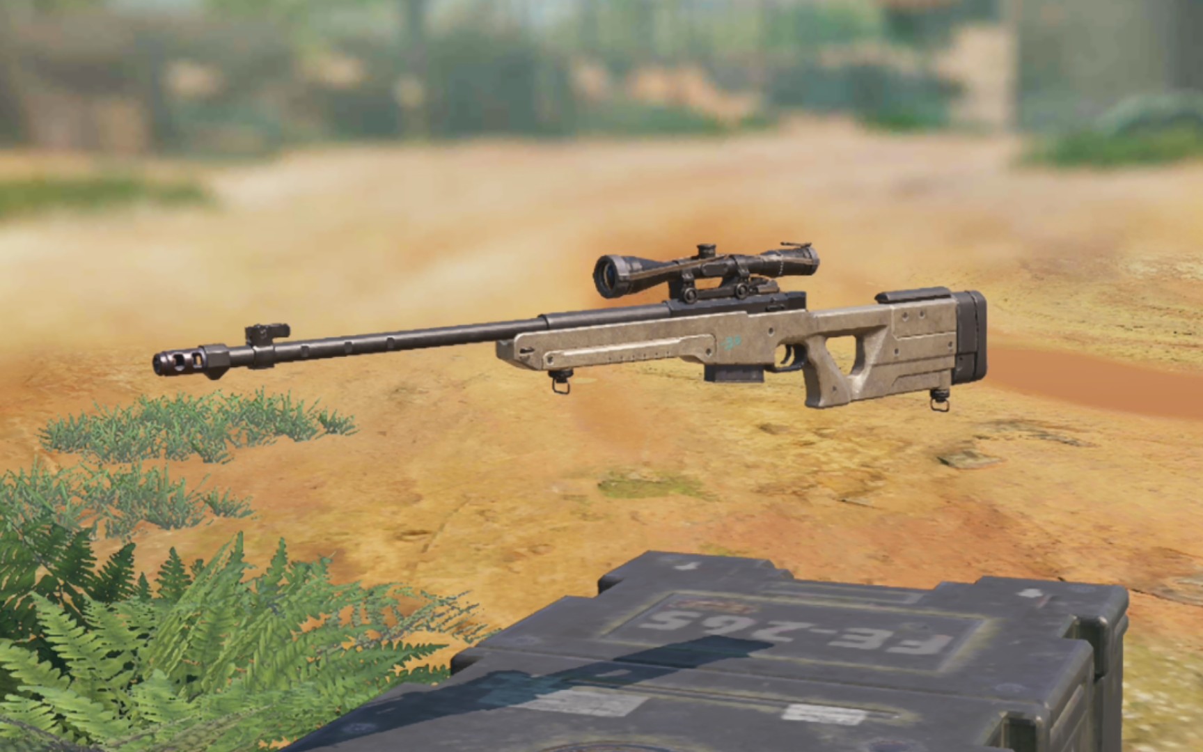 使命召唤手游全新狙击枪,来自使命召唤17的lw3-tundra局内和配件展示