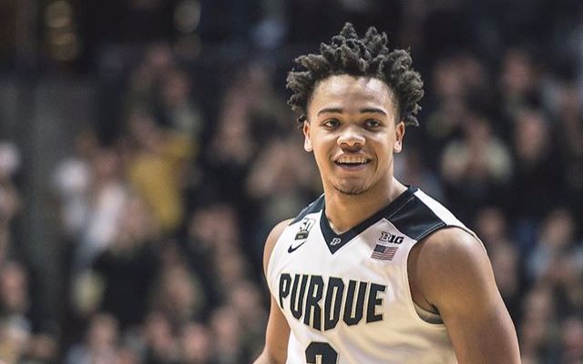 普度控卫carsenedwards对阵illinois爆砍40分