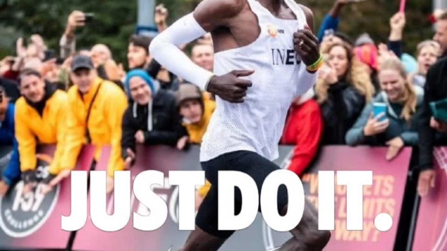 "成功的道路并不拥挤 因为坚持的人很少"#基普乔格 #破二 #nike