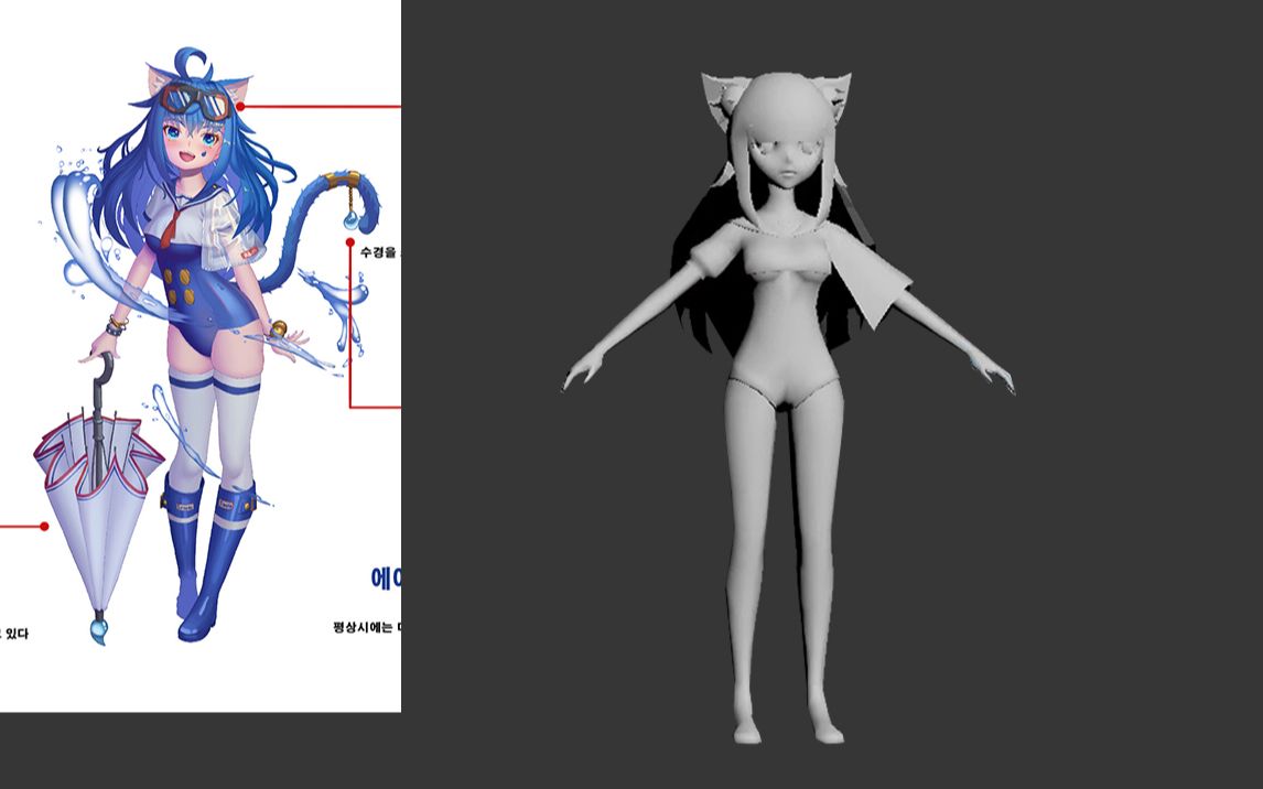 3dmax二次元人物建模,3dmax人物建模 【3dmax角色建模】用3dmax制作二次元泳衣小萝莉,这款老婆你喜欢吗?