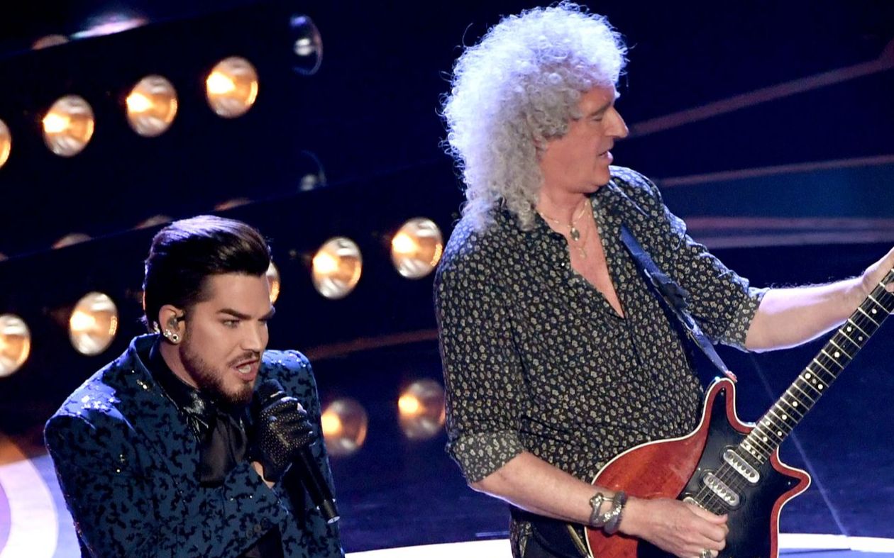 皇后乐队和美偶巨星adamlambert在2019奥斯卡开幕演出