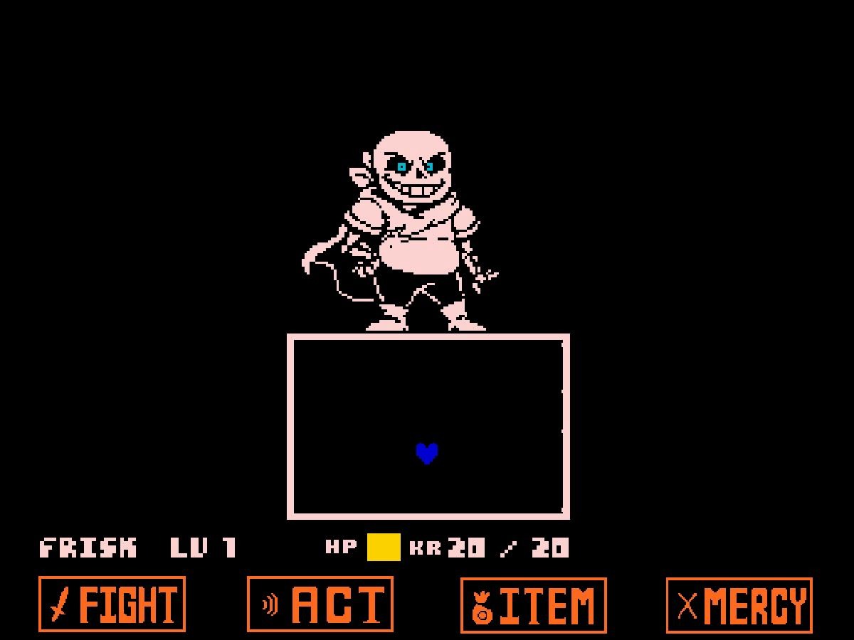 underswap只有一回合的蓝莓sans战