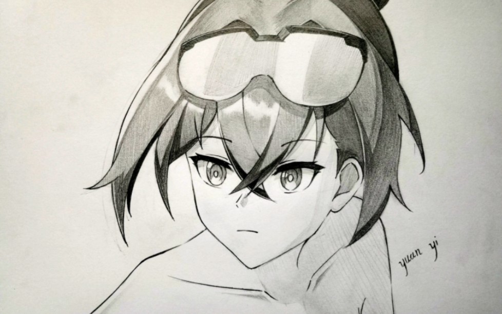 画个银狼(要中考啦!不画了,考完再接着画!