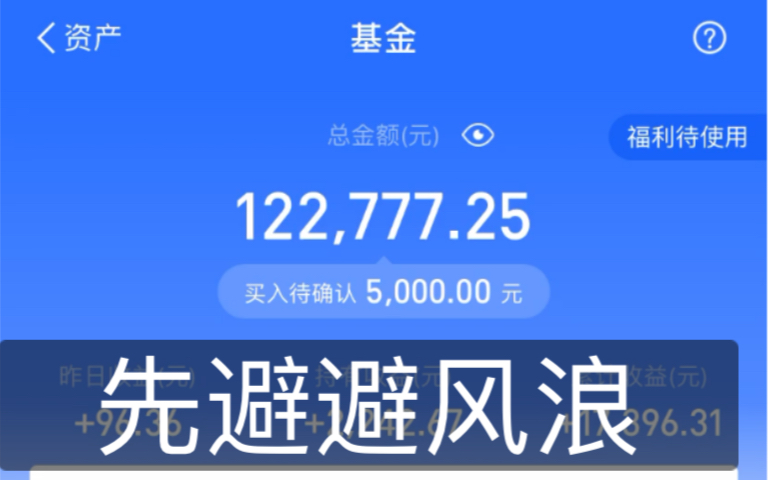 「6月24日」支付宝基金实操分享,外基的收益还算是稳定的,顺便避下风浪,端午安康!哔哩哔哩bilibili