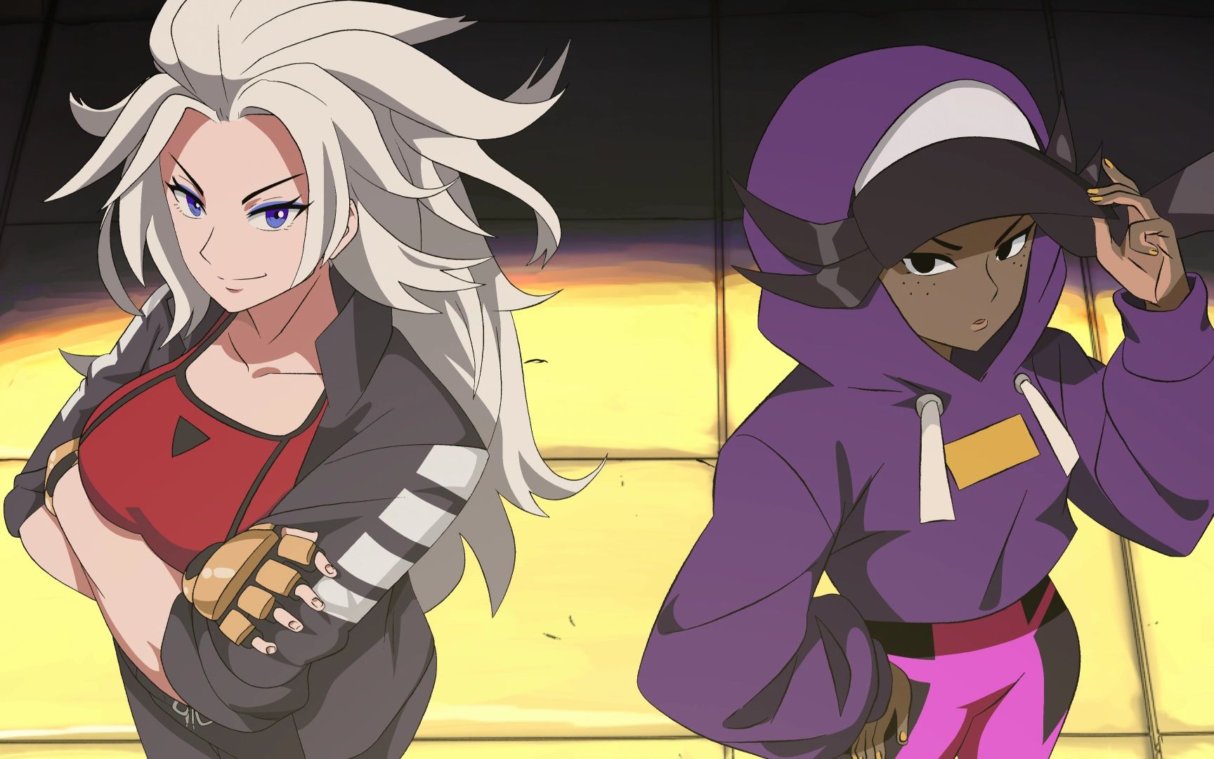 热血少女2一周目国夫无饰品无道具不用小弟无伤boss魔女布莱儿!