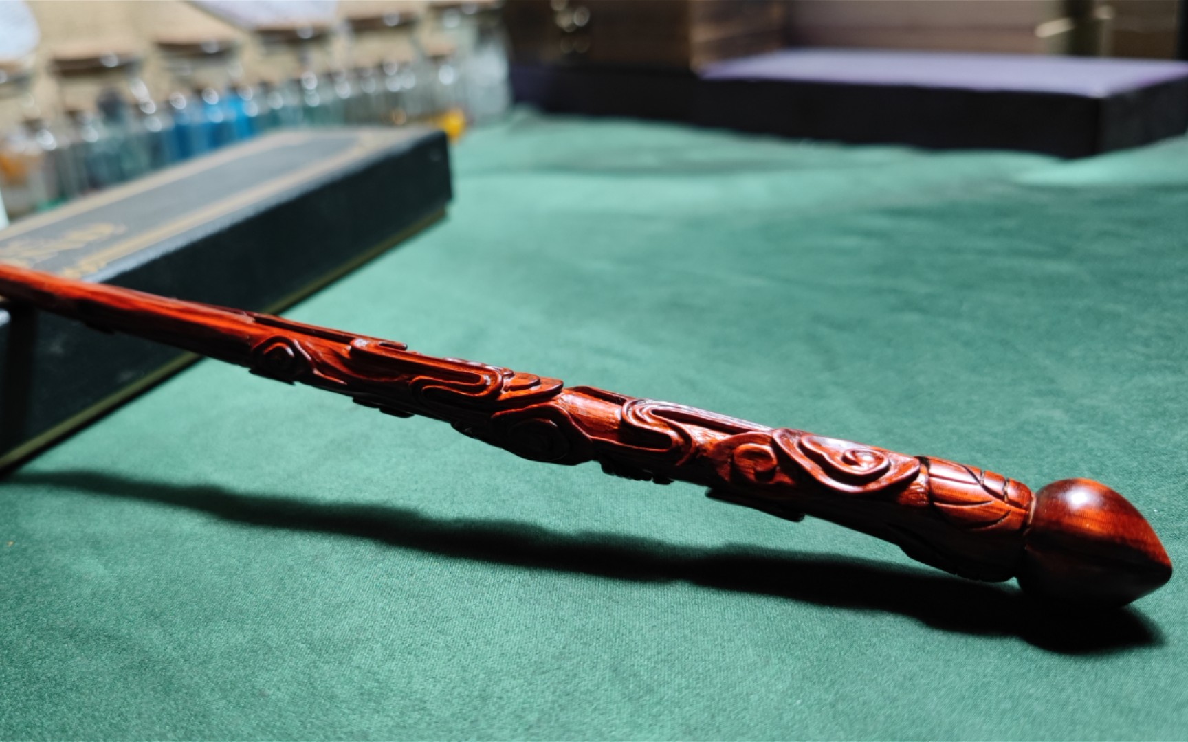 【手工魔杖】用小叶紫檀做一根国风魔杖