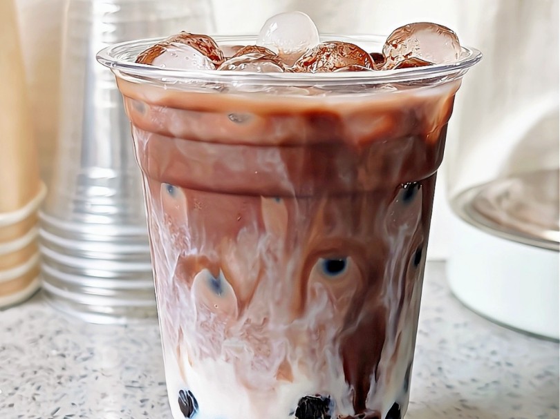 浓郁丝滑的珍珠可可牛乳🍫这杯真的巨好喝!