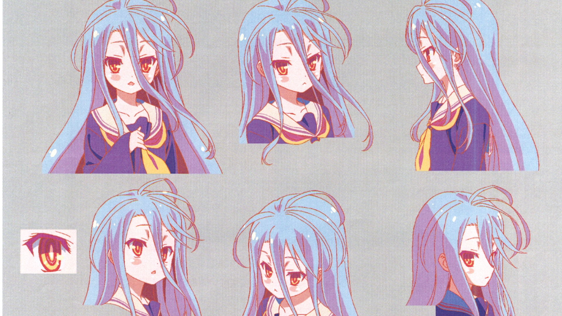 游戏人生no game no life 动画设定稿