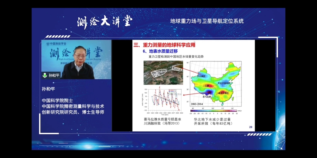 [图]测绘大讲堂 孙和平院士 重力测量