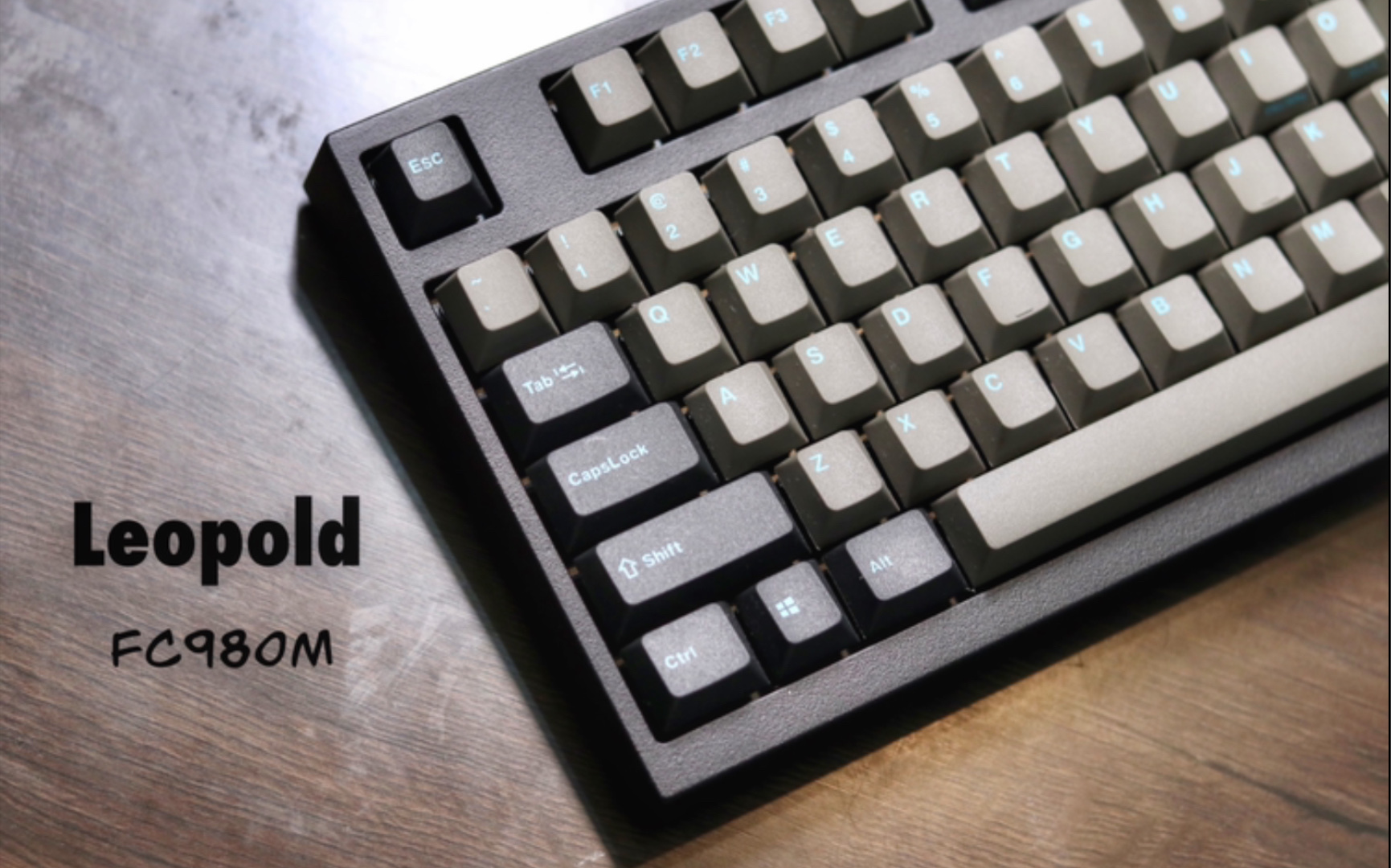 韩国限量版leopold利奥博德fc980m 樱桃稀有白轴机械键盘开箱评测